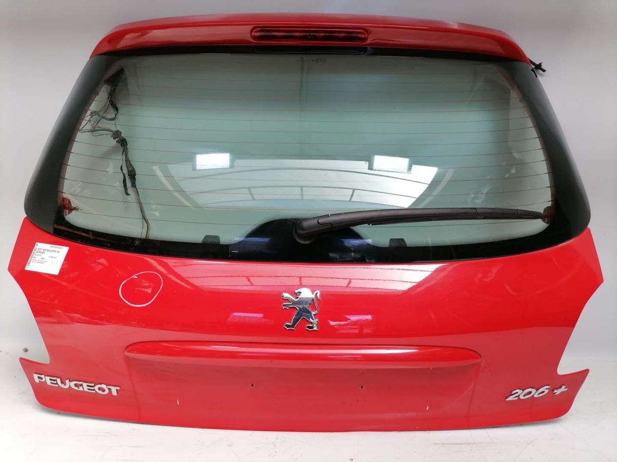 Peugeot 2006+ original Heckklappe mit Heckscheibe Rot KKN Bj.2010
